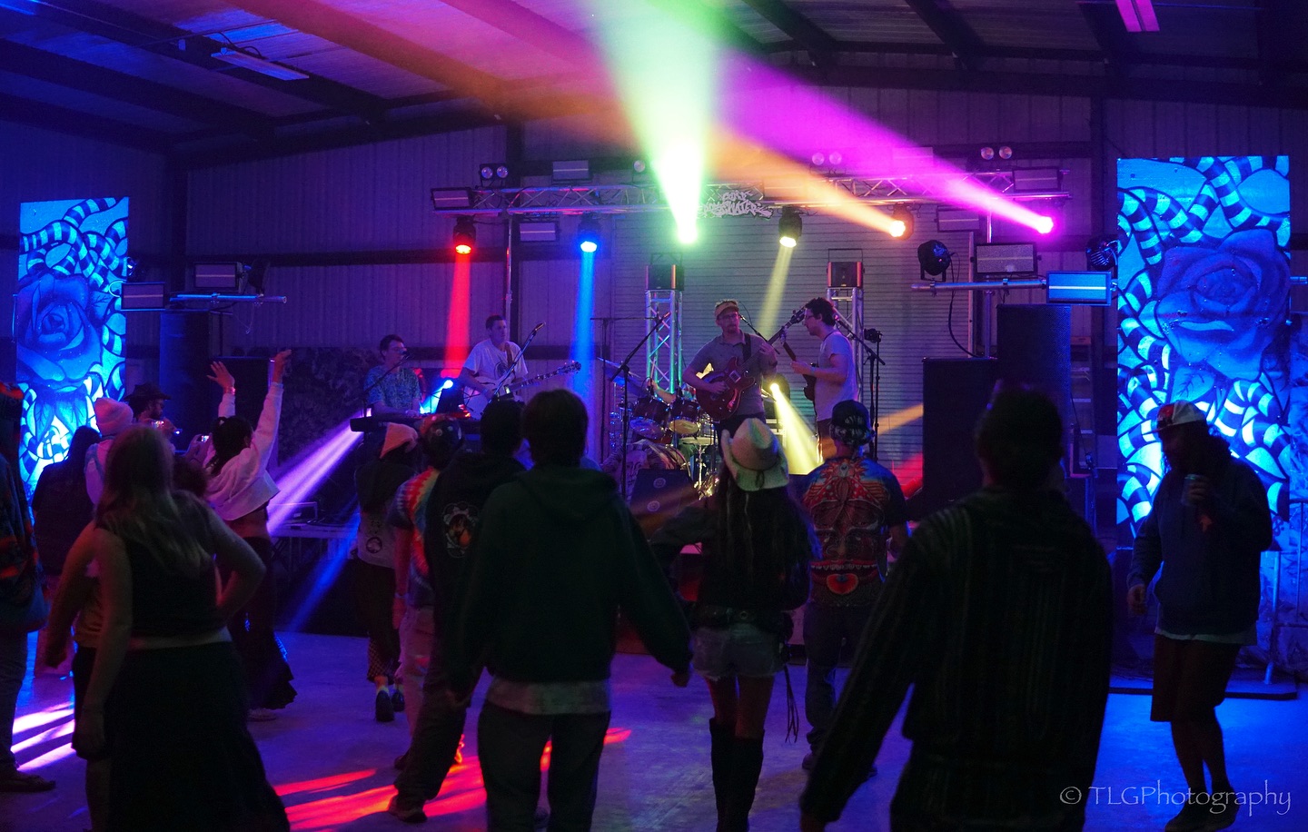 Dancing Crowd at Rosewater Show