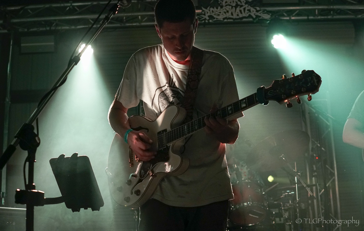 Moody Guitarist Performance